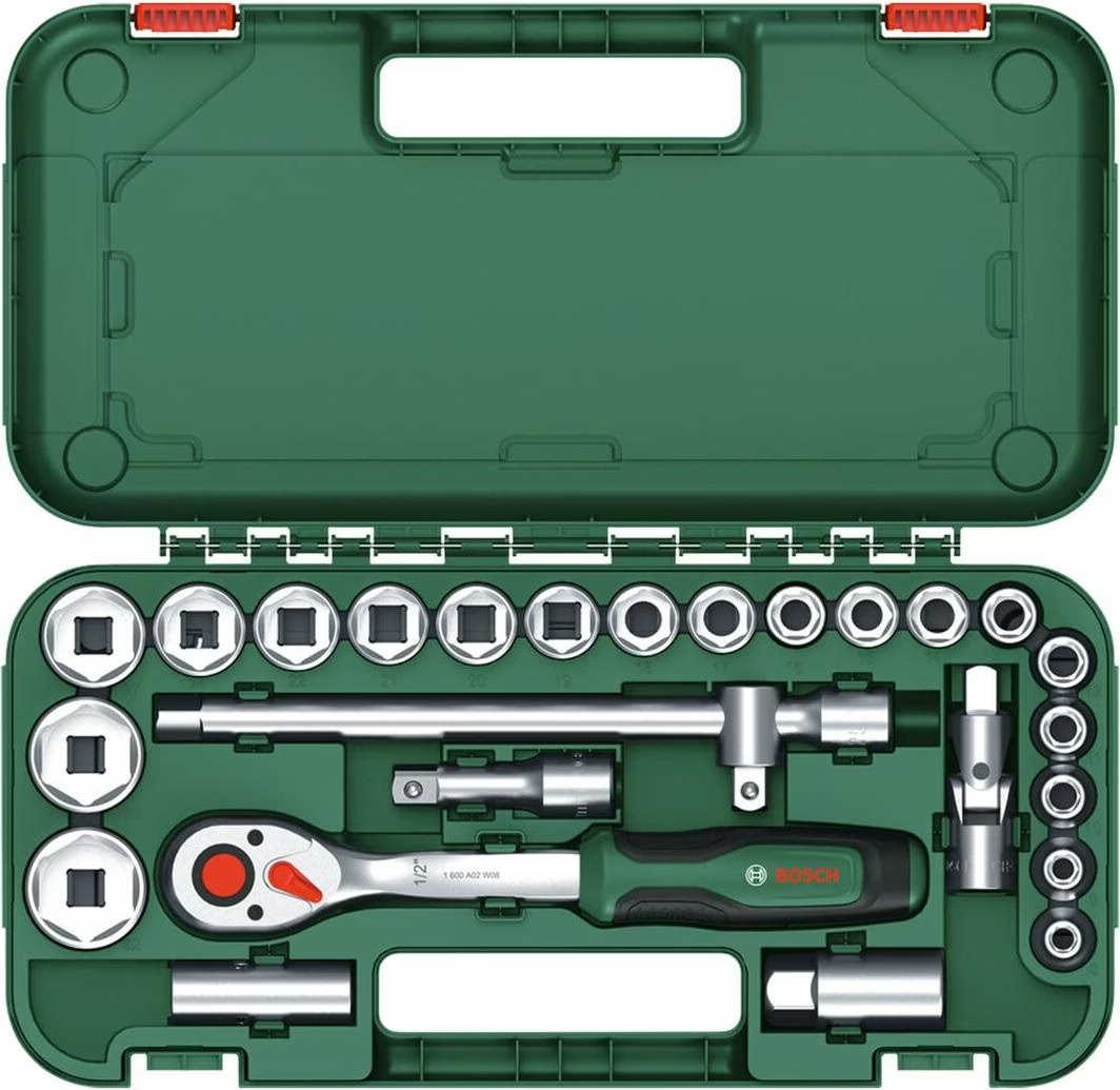 Bosch - Set 25 pièces avec cliquet 1/2' - BOSCH - 1600A02Z9F - Image 2