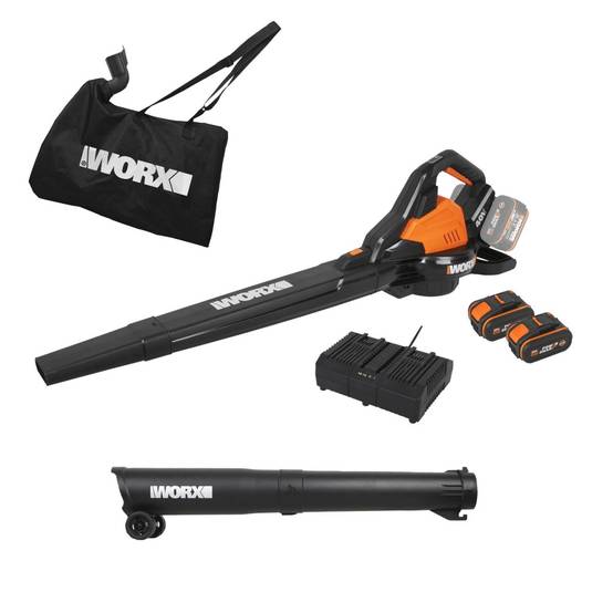 Aspirateur souffleur broyeur sur batterie WORX Wg583e 40 V - Image 1