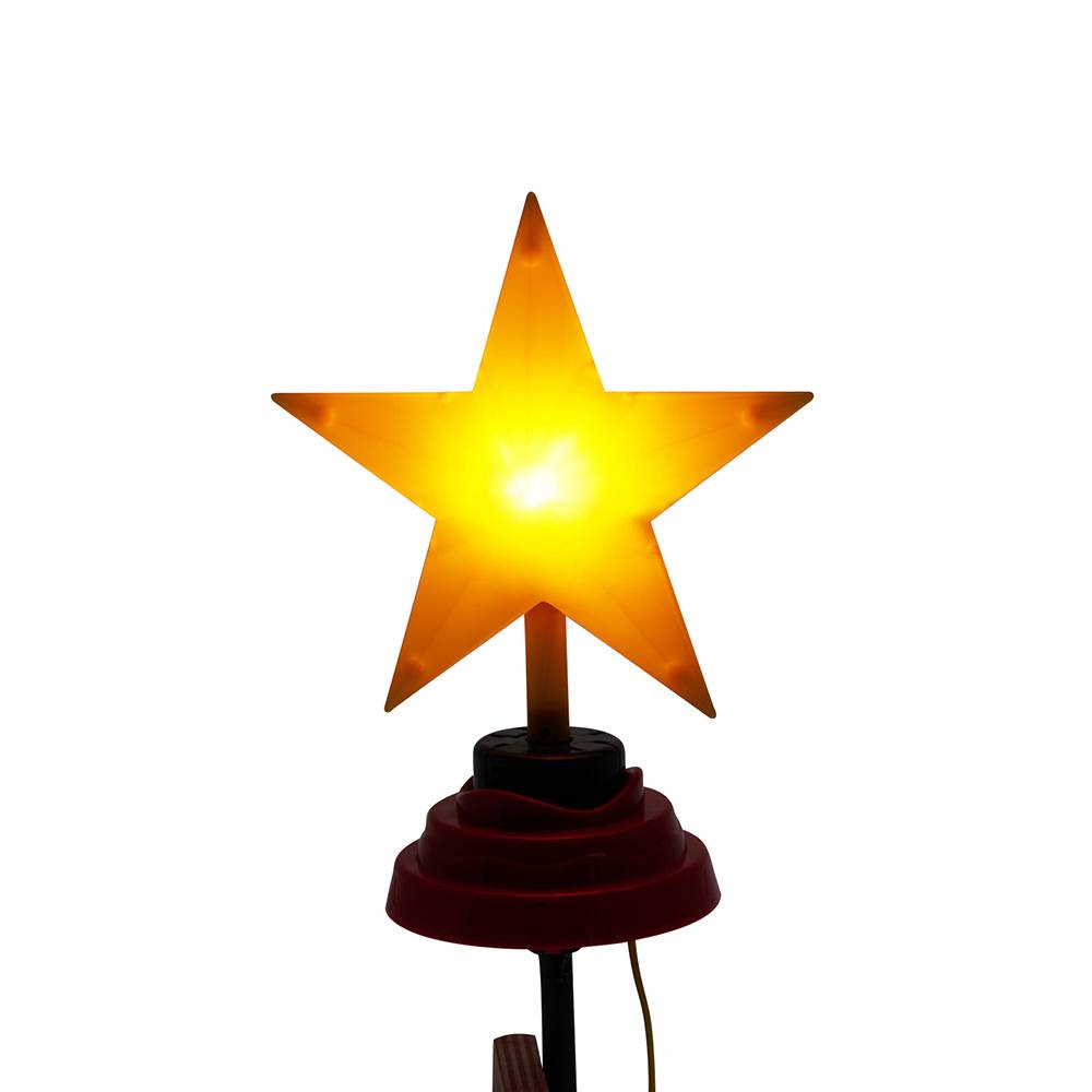 Sans Marque - Cimier pour arbre de Noël LED animé avec Père Noël - Image 4