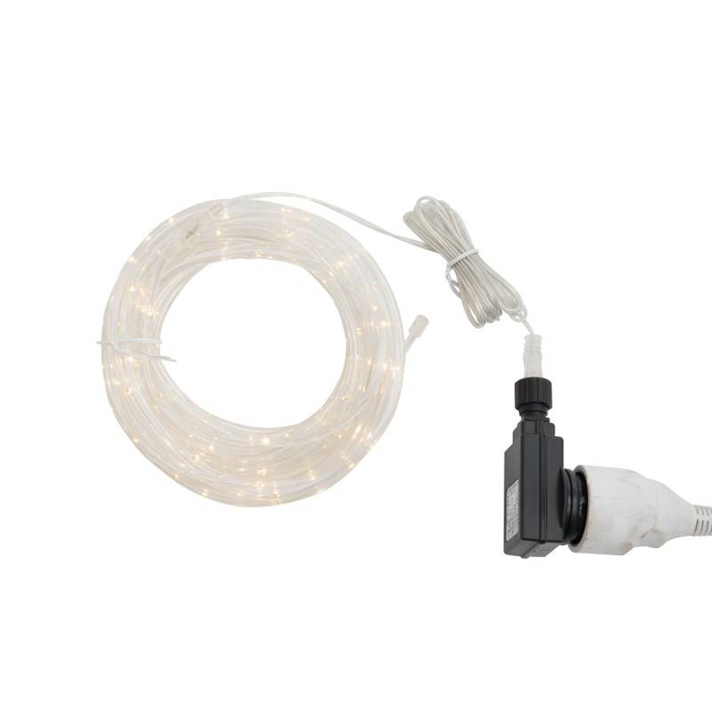 Guirlande lumineuse fil en Plastique Blanc 18x18x6cm - J-Line - Image 4