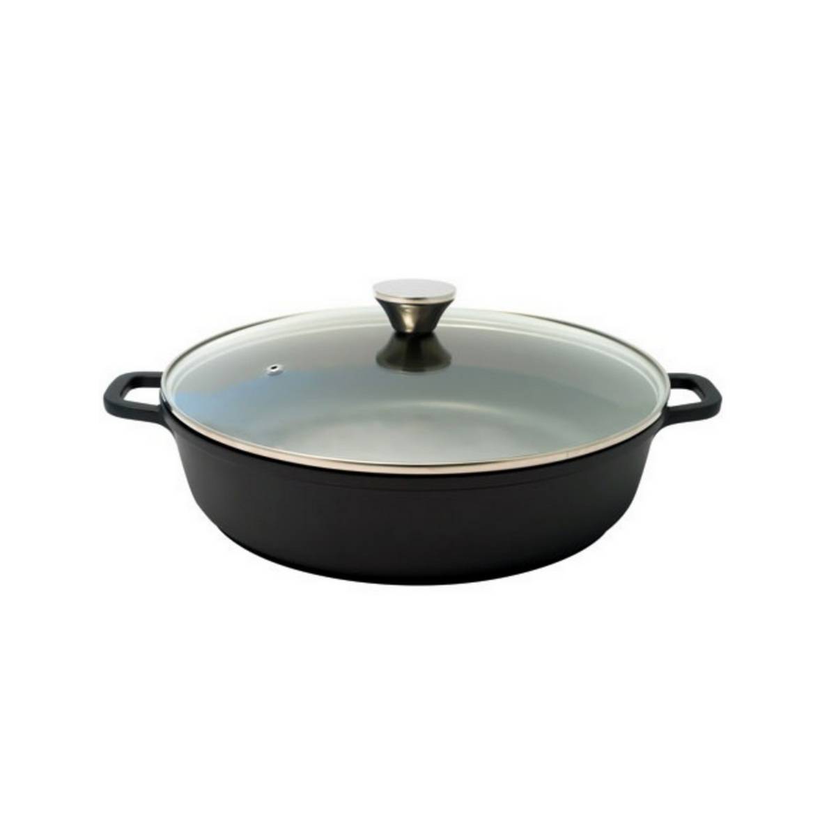 Baumalu - Cocotte en fonte 36cm 6.5l noir 384941 Baumalu
