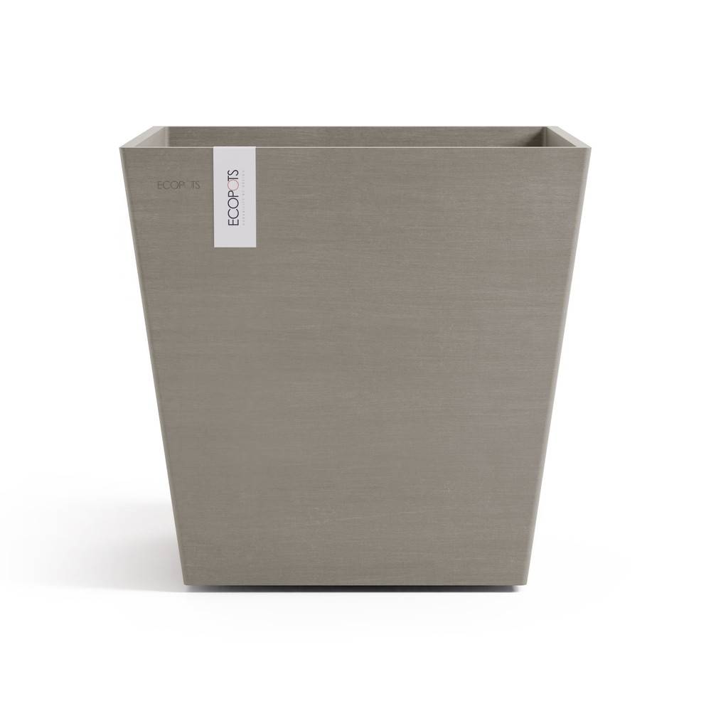 Ecopots - Pot Carré Rotterdam 45 Taupe + réservoir d'eau - 45,4 x 45,4 x H. 44 cm - 63,5 L ECOPOTS - Image 2