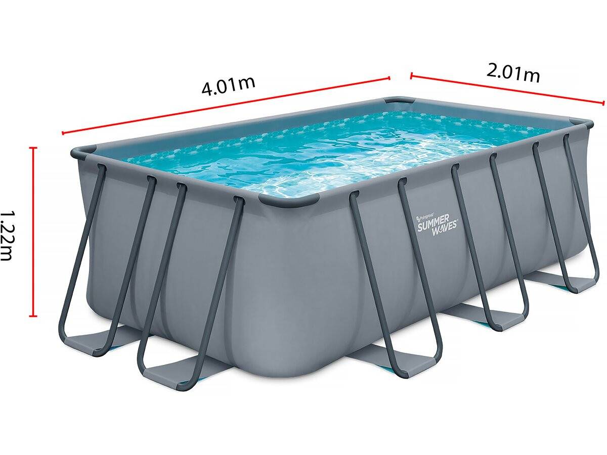 Habitat Et Jardin - Piscine Tubulaire "ludo 2" - 4,01 X 2,01 X 1,22 M - Filtration 2,3 M3/h -habitat Et Jardin - Image 3