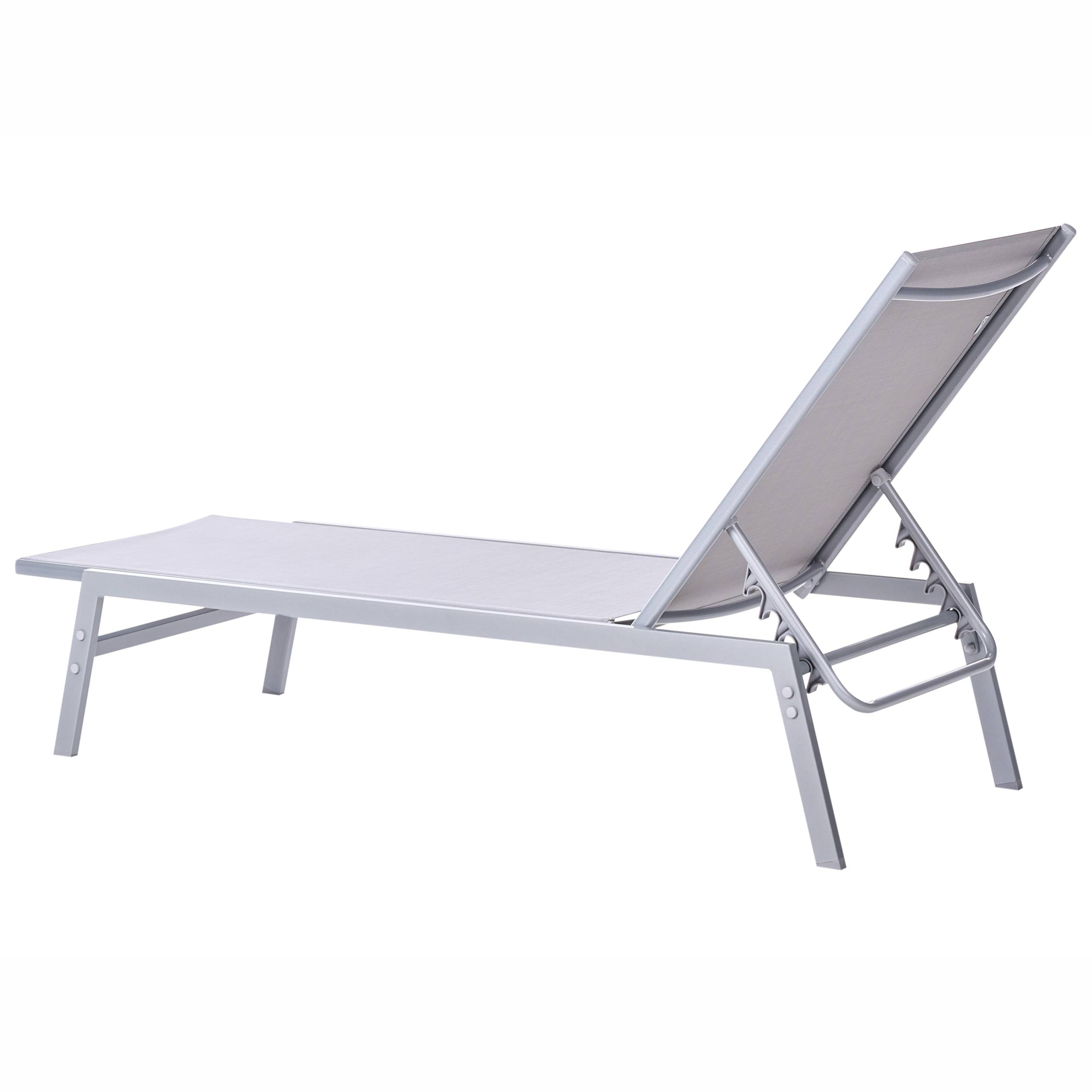 Beliani - Chaise longue Acier Gris NOLI - Beliani - Image 7