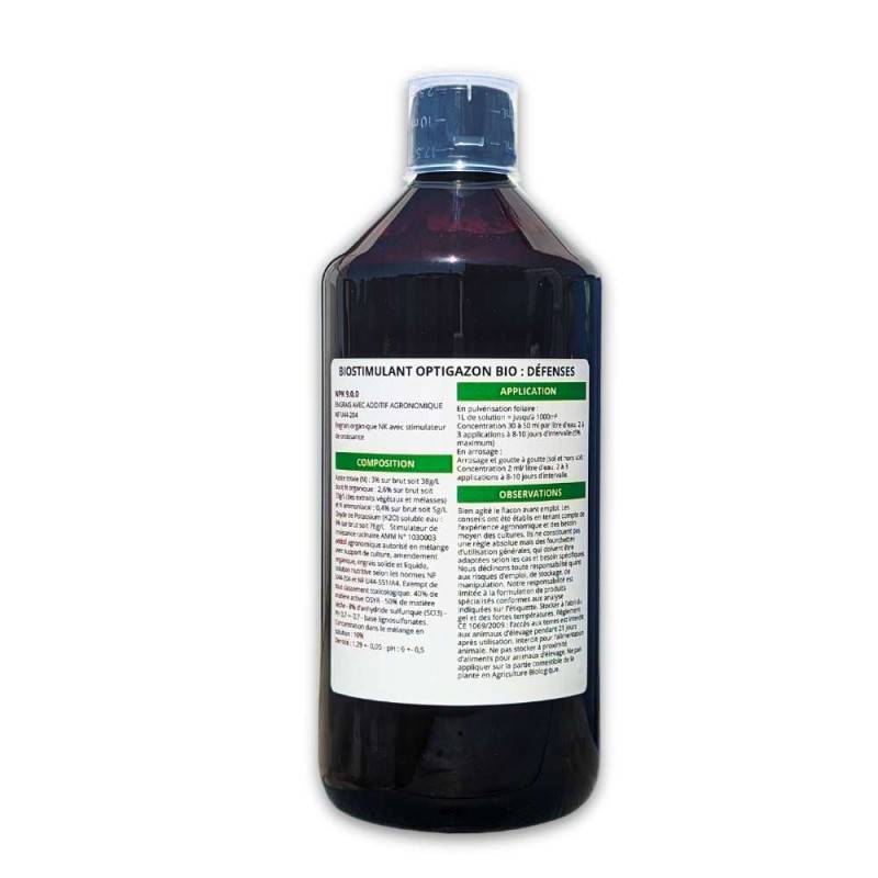 OptiGazon défenses - Engrais liquide riche en potasse - 1 litre - Image 2