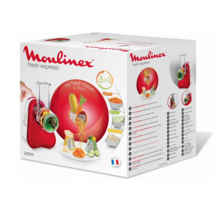 Moulinex - Robot 3en1 râpeur et trancheur 200w DJ753510 Moulinex - Image 2