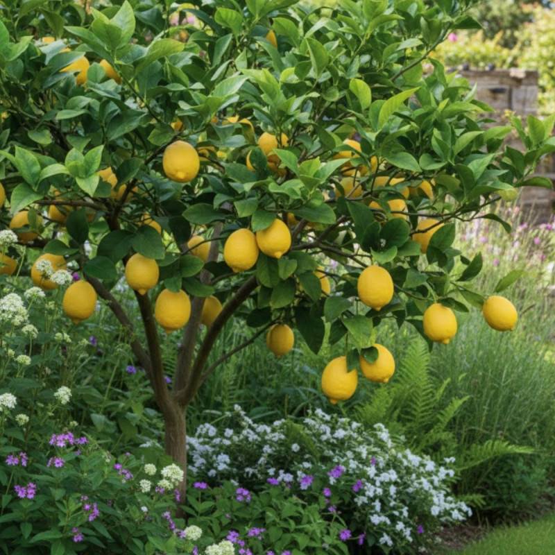 Citronnier 4 Saisons, Citrus - Bon rendement - Pot de 5L - 1/4 tige - De 2,00 m à 2,50 m - Image 2