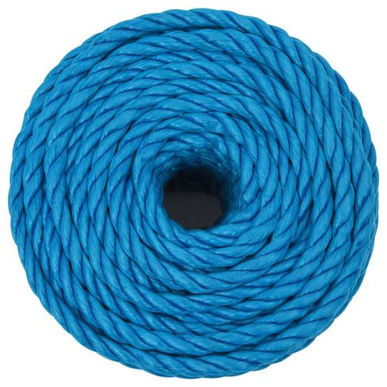 Corde de travail Bleu 12 mm 25 m Polypropylène Maison Chic - Image 3