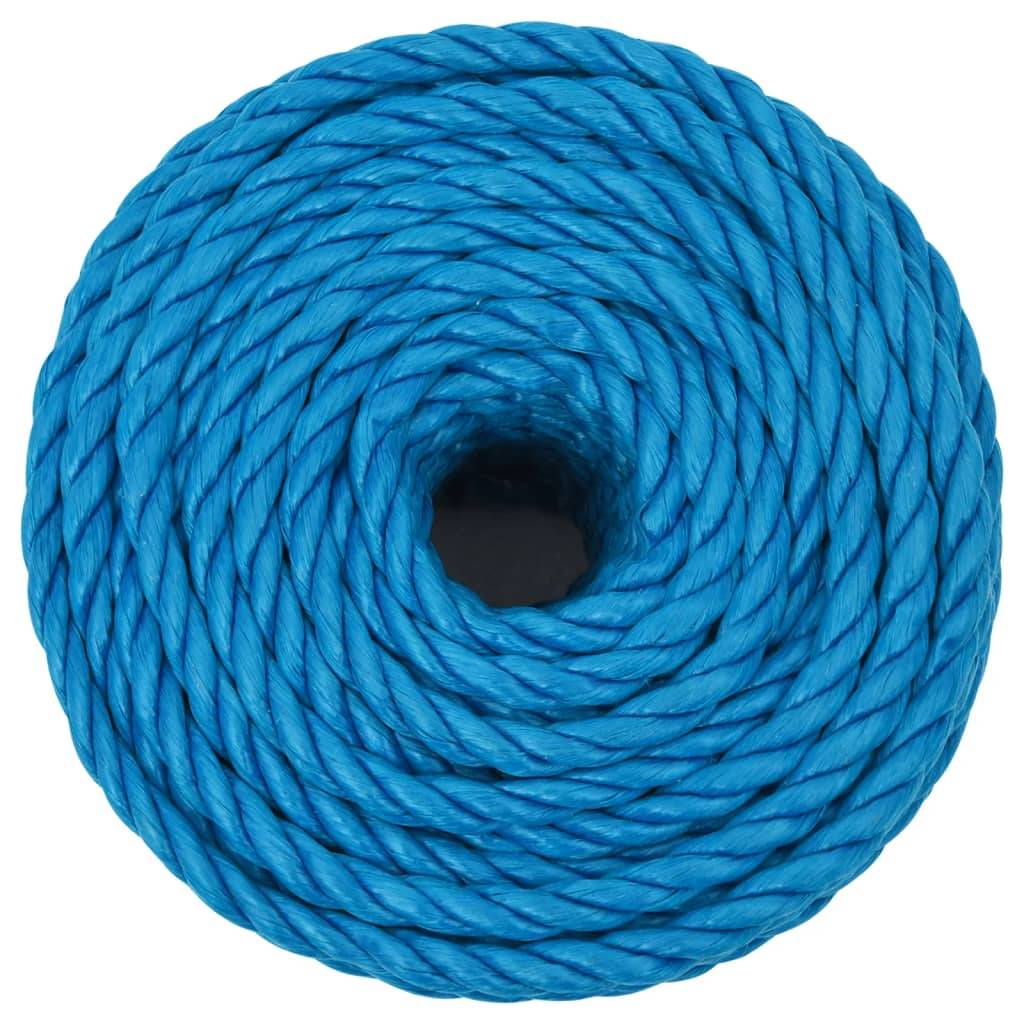 Corde de travail Bleu 12 mm 25 m Polypropylène Maison Chic - Image 3