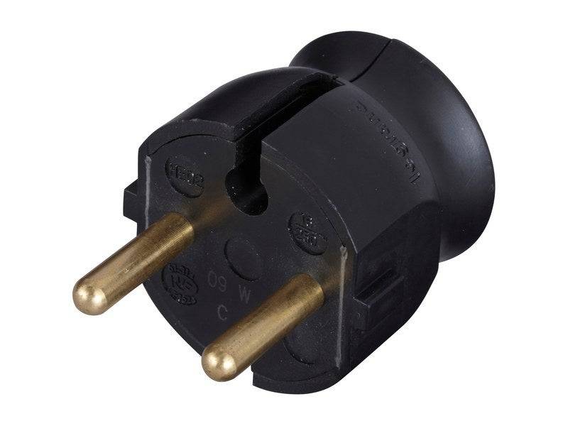Legrand - Fiche électrique mâle 2 pôles, 16 A, LEGRAND