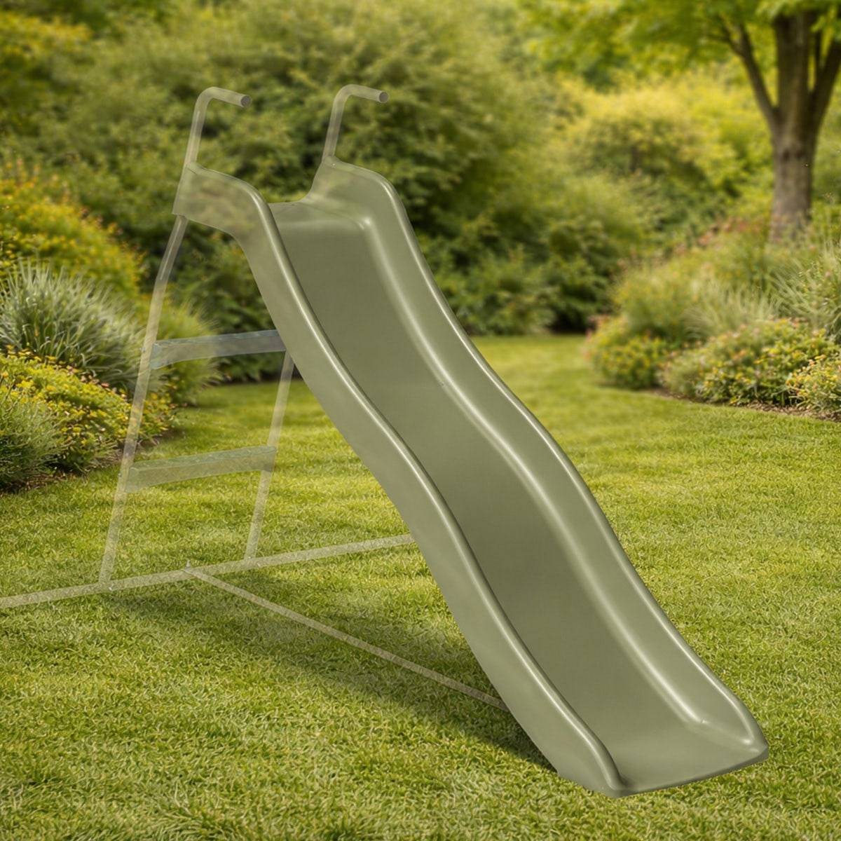 Glissière de toboggan 1,73 m de glisse vert pâle - Hauteur 85 à 90cm - Image 4