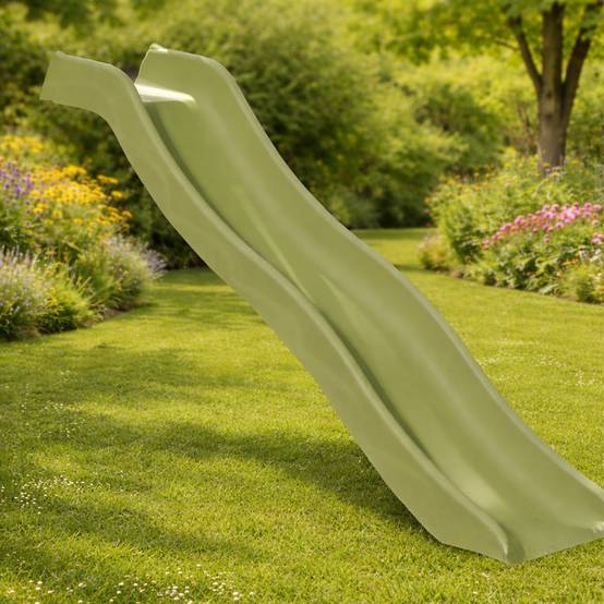 Glissière de toboggan 1,73 m de glisse vert pâle - Hauteur 85 à 90cm - Image 2