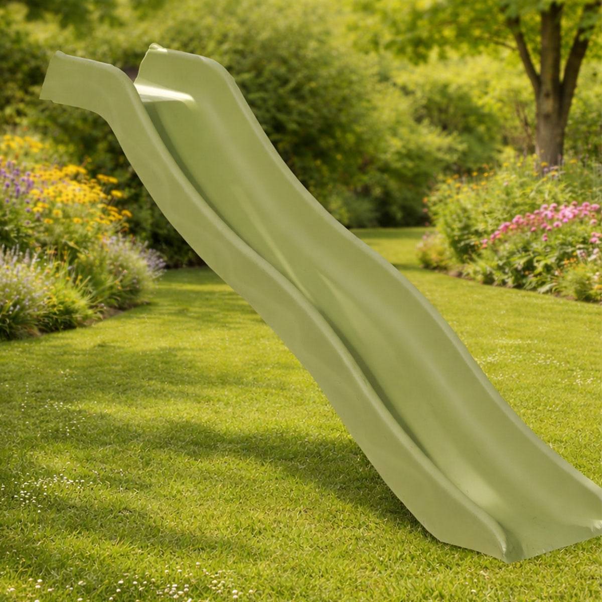 Glissière de toboggan 1,73 m de glisse vert pâle - Hauteur 85 à 90cm - Image 2