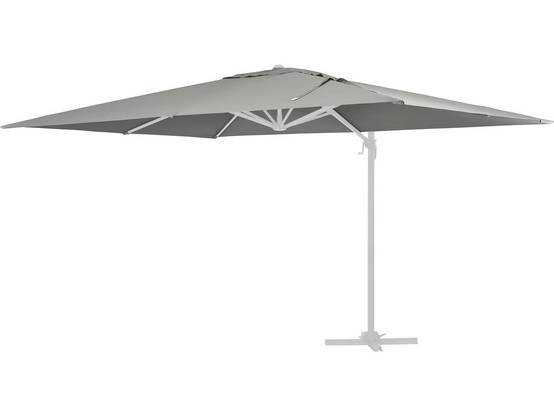 Toile Parasol Déporté "sun 3" - 3 X 3 M - Gris Clair -habitat Et Jardin - Image 1