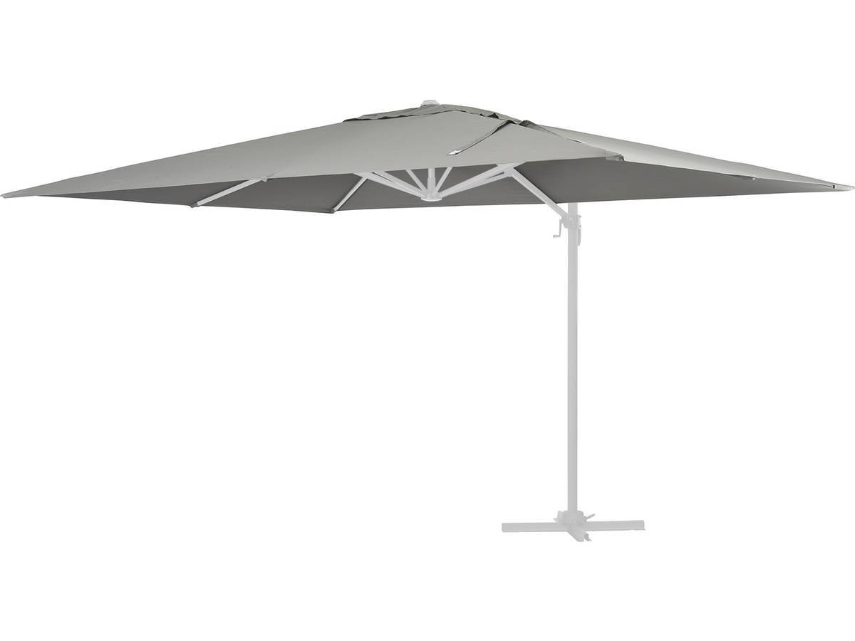 Toile Parasol Déporté "sun 3" - 3 X 3 M - Gris Clair -habitat Et Jardin - Image 1