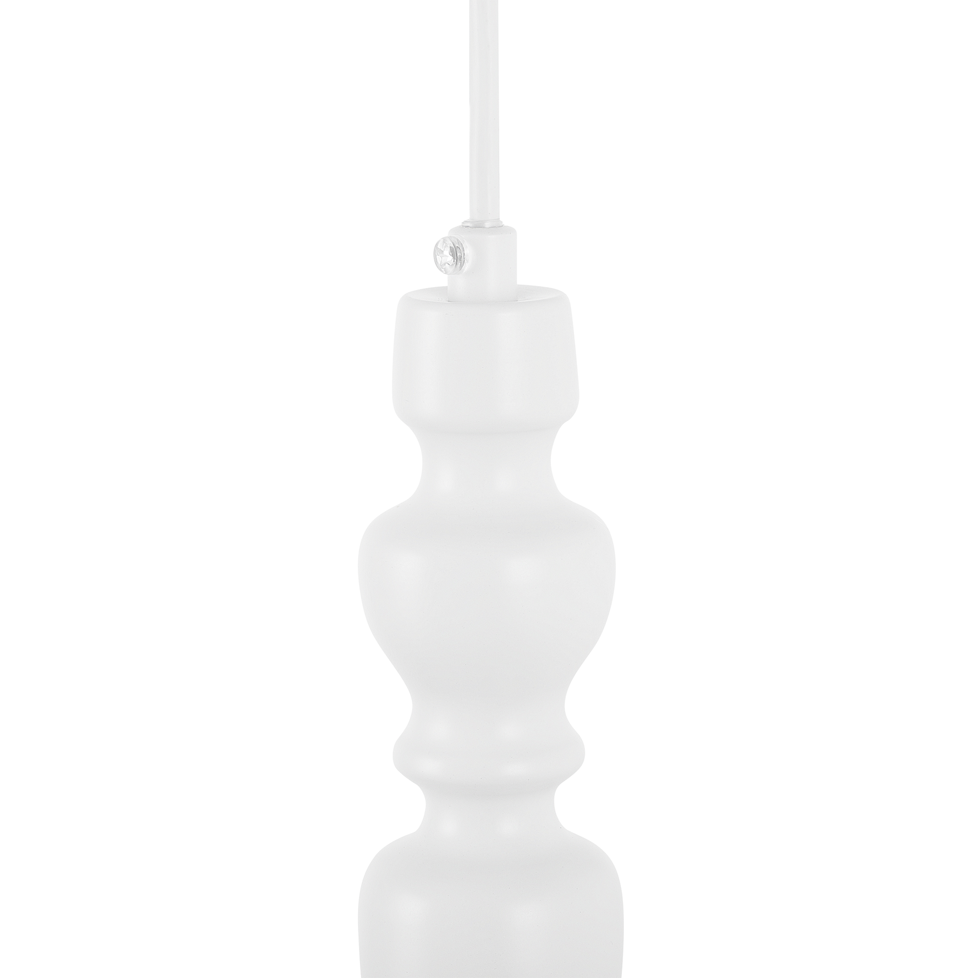 Beliani - Lampe suspension Métal Blanc DRIVA - Beliani - Image 6