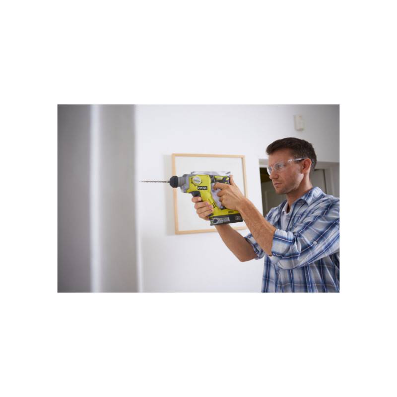 Ryobi - Pack Marteau perforateur RYOBI 18V One+ - 1 batterie LithiumPlus 2.5Ah - Kit 3 forets RYOBI plus 2 burins SDS+ - RAKSP05 - Image 3