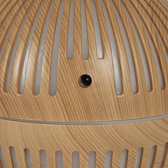 The Home Deco Factory - Diffuseur d'Huile Essentielle "Rond" 10cm Marron - Image 3