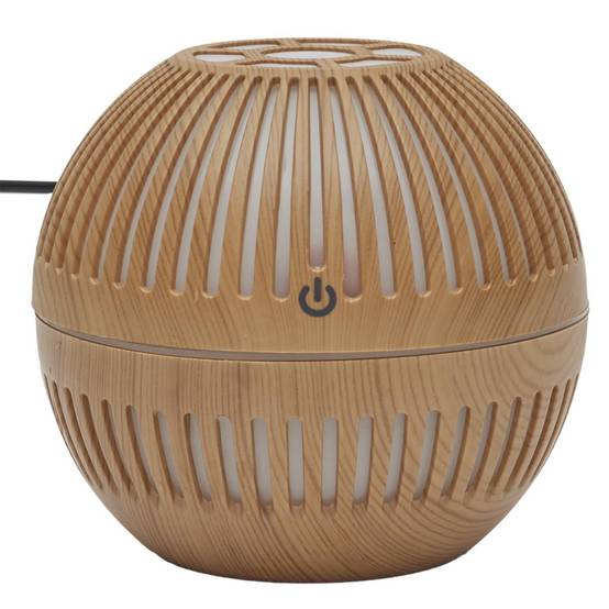 The Home Deco Factory - Diffuseur d'Huile Essentielle "Rond" 10cm Marron - Image 1