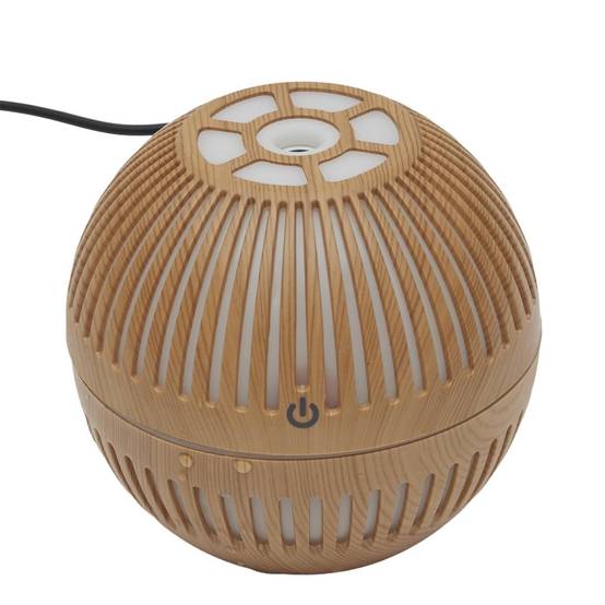 The Home Deco Factory - Diffuseur d'Huile Essentielle "Rond" 10cm Marron - Image 2
