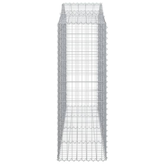 Vidaxl - Panier de gabions arqué 200x50x140/160 cm Fer galvanisé vidaXL 153397 - Image 5