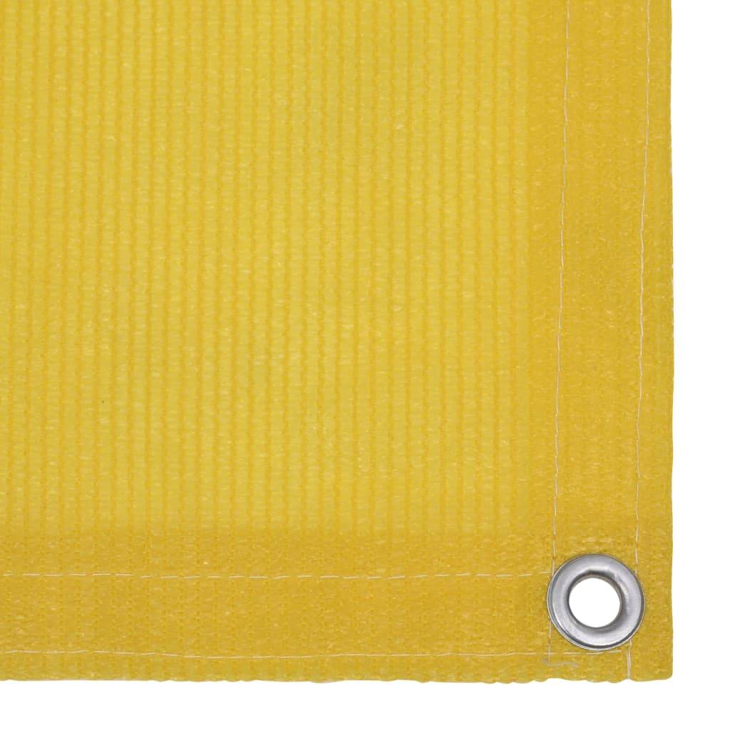 Helloshop26 - Écran de balcon brise pare vue protection confidentialité 75 x 500 cm PEHD jaune - Image 3