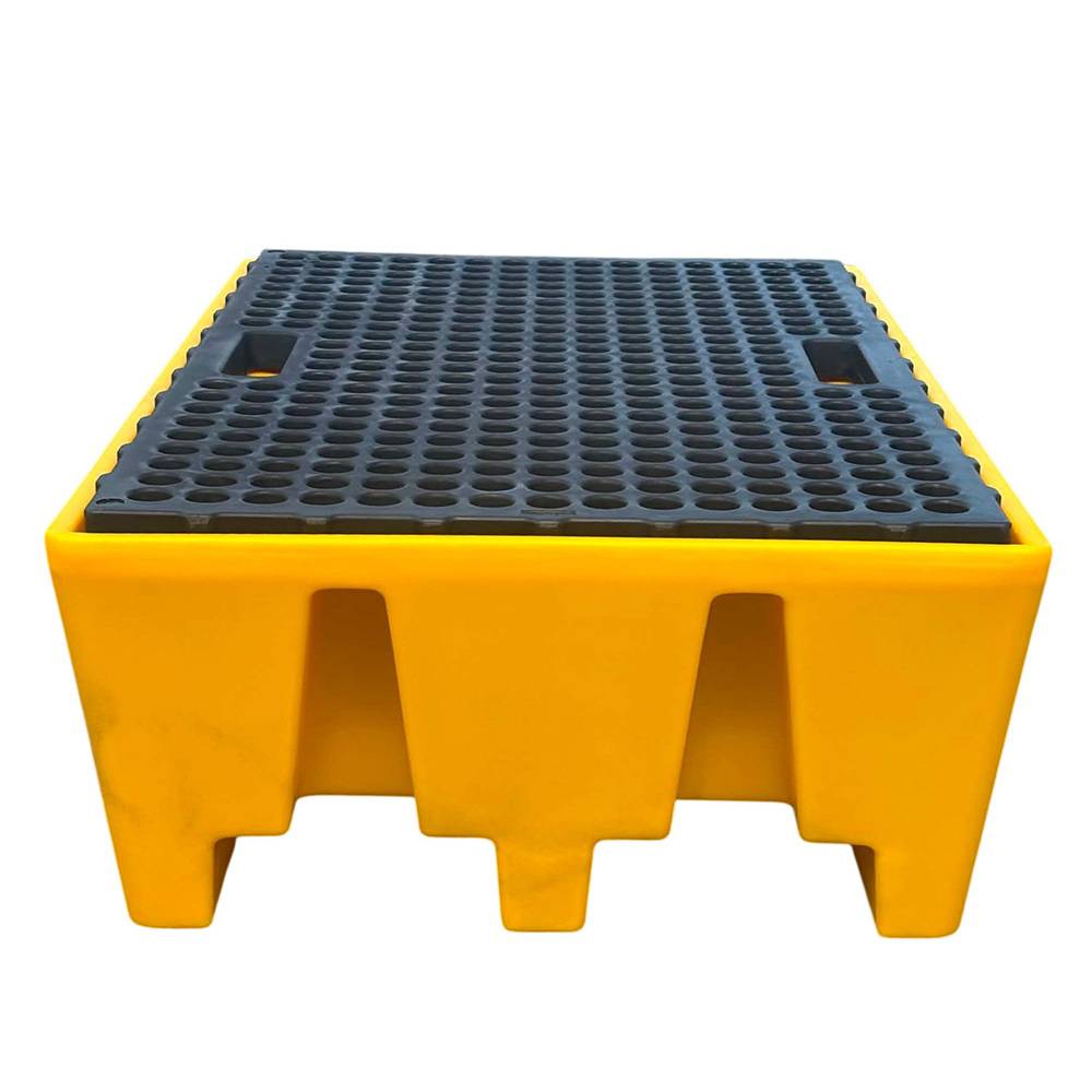 Plast'Up Rotomoulage - Bac de rétention pour palette europe avec caillebotis plastique - plast'up rotomoulage - Image 2