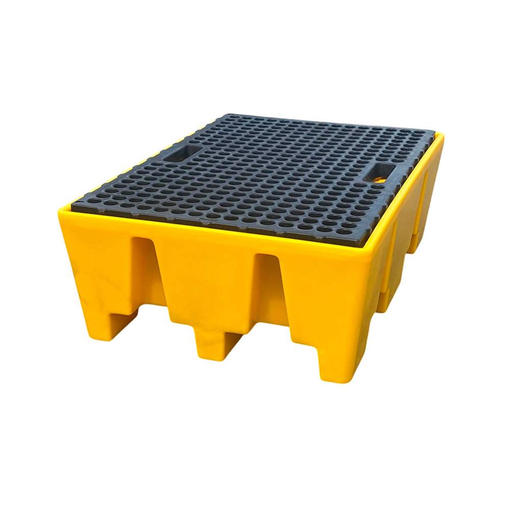 Plast'Up Rotomoulage - Bac de rétention pour palette europe avec caillebotis plastique - plast'up rotomoulage - Image 5
