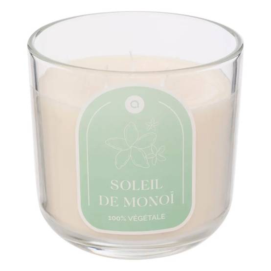 Bougie Parfumée en Verre "Floa" 610g Monoï - Image 1