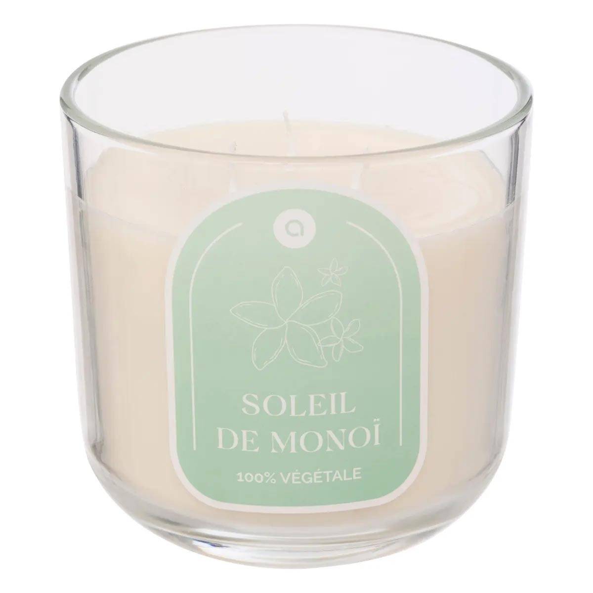 Bougie Parfumée en Verre "Floa" 610g Monoï - Image 1