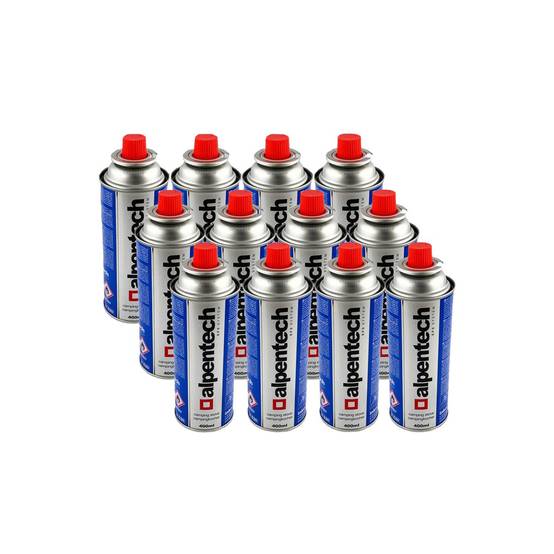 Pack de 12 Cartouches de gaz 250g butane Camping Butane ALPENTECH - Image 1