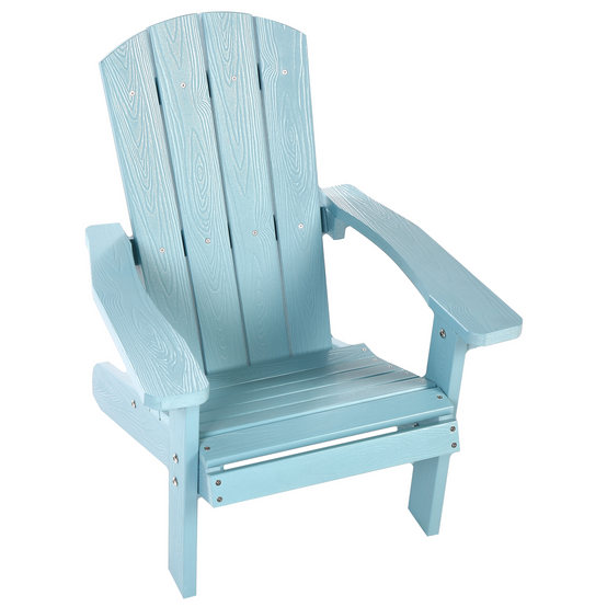 Chaise pour enfant Bois synthétique Bleu clair ADIRONDACK - Beliani - Image 5