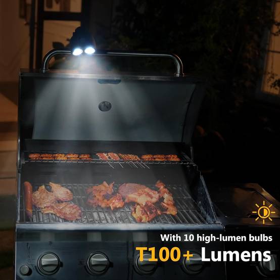 Lampe de barbecue avec 10 lumières LED - IntiMeg - Image 2