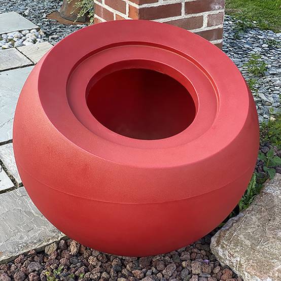 Plast'Up Rotomoulage - Pot de fleurs sphérique xxl dolce vita 300l-lot de 2 - Image 5
