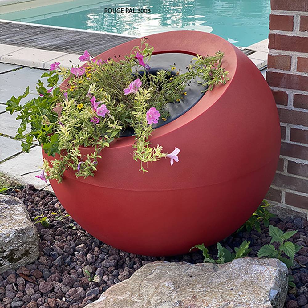 Plast'Up Rotomoulage - Pot de fleurs sphérique xxl dolce vita 300l-lot de 2 - Image 2