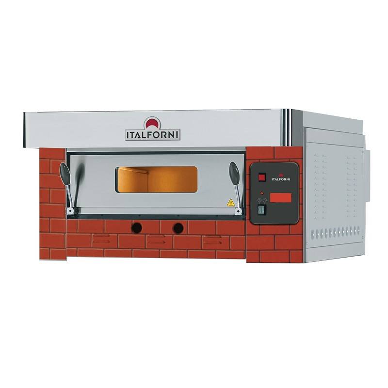 Four à pizza ECO Gaz pour 6 Pizzas - 1 Chambre - ITALFORNI