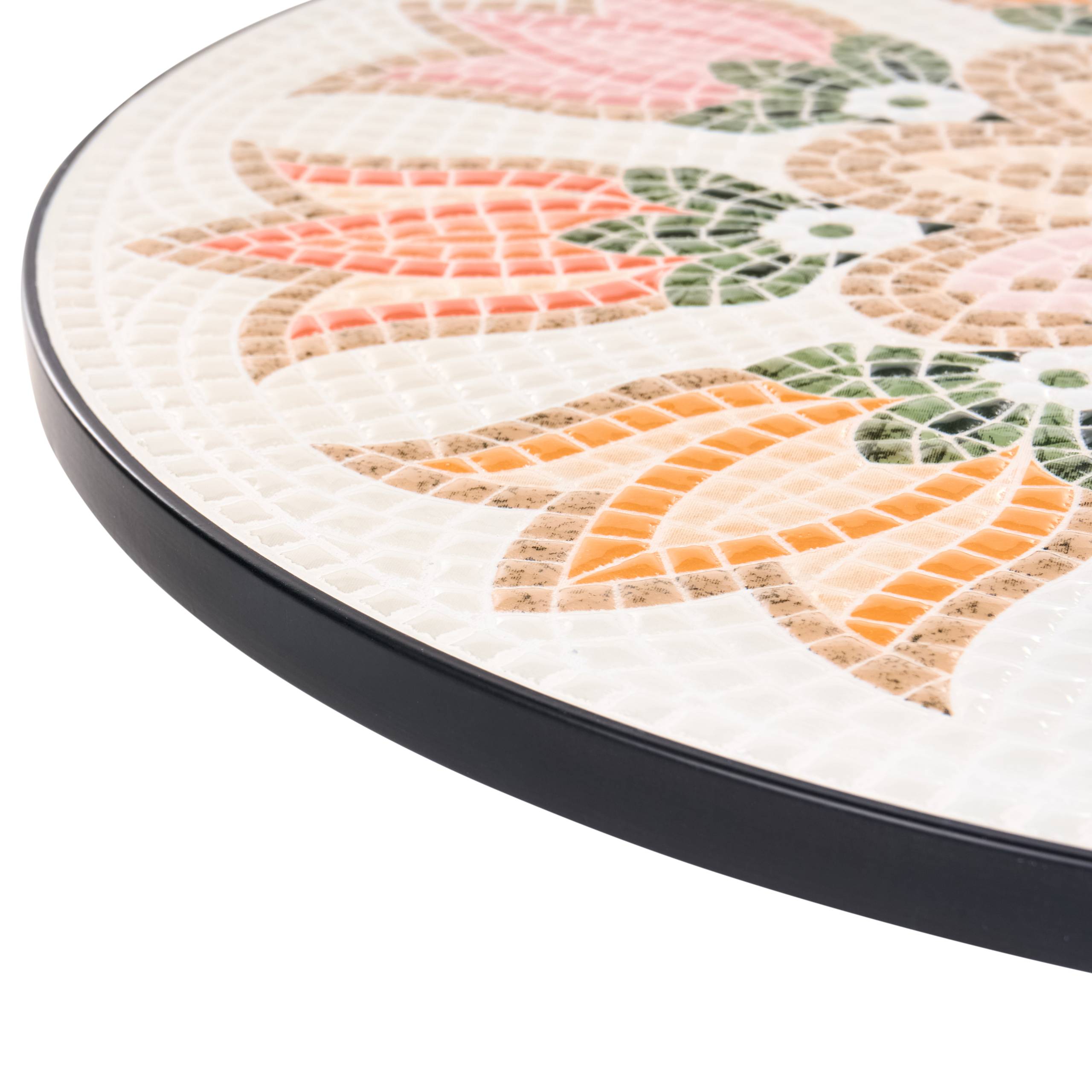 Beliani - Table bistrot Métal Multicolore SETTALA - 60x60x71- Beliani - Image 4