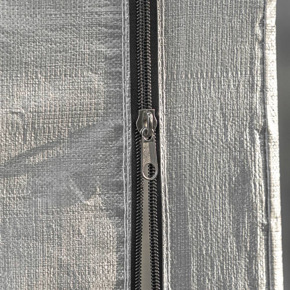 Abri de Jardin Abri de Vélo Argent L.176 x l.120 x H.163 cm SoBuy - Image 6