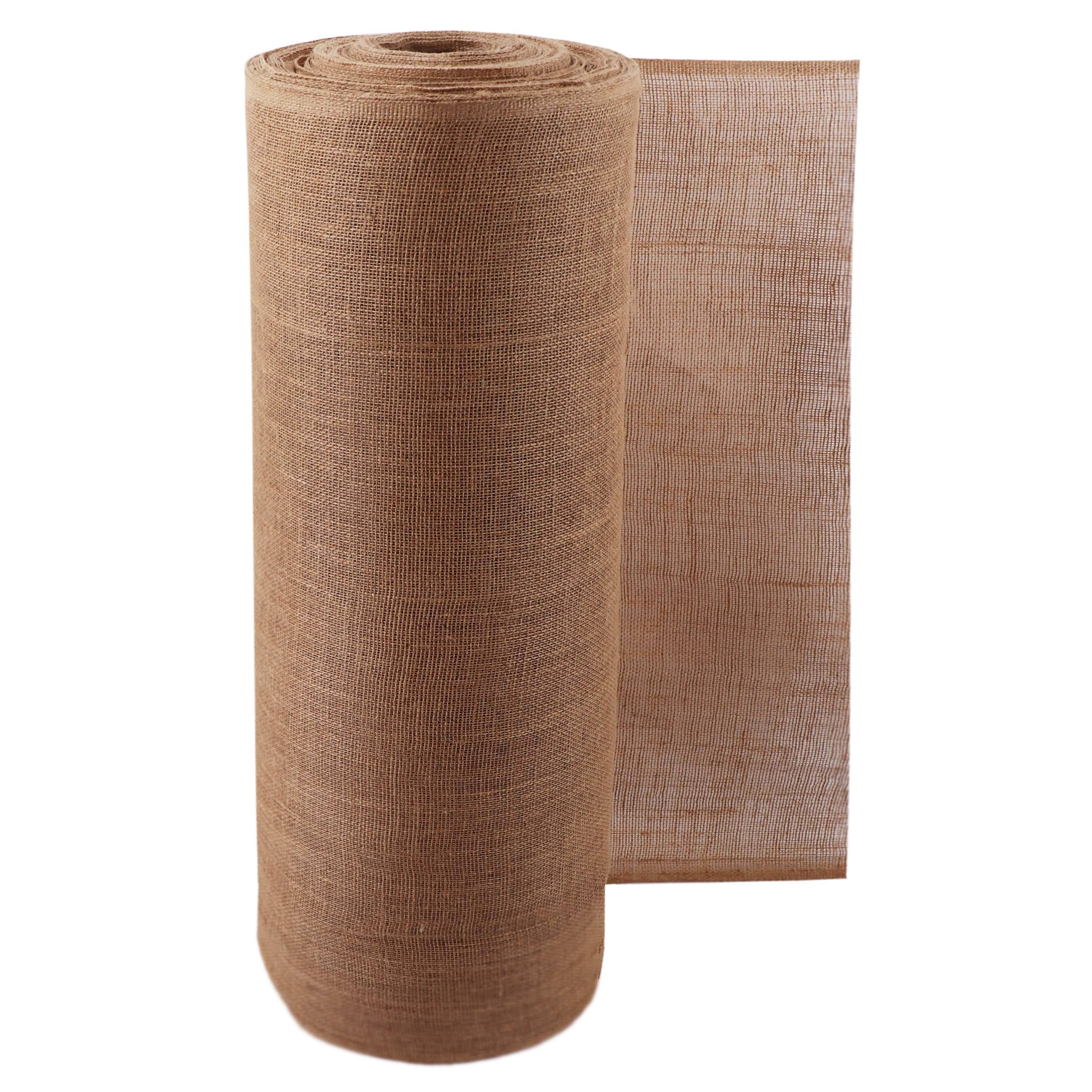 45m x 1m tissu de jute 215g/m² tapis de jute jute de jardin tissu de jute toile de jute ruban de jute - Image 2