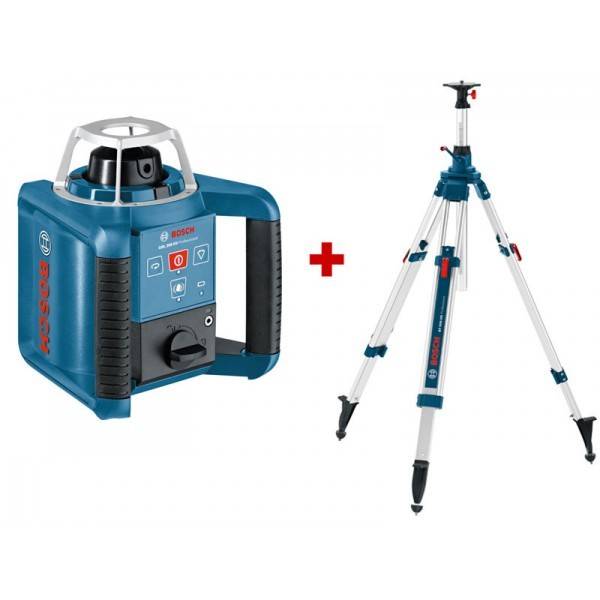 Bosch - Pack intérieur : Laser Rotatif automatique BOSCH GRL 300 HV + Trépied 2.95M BT300 - 061599403X