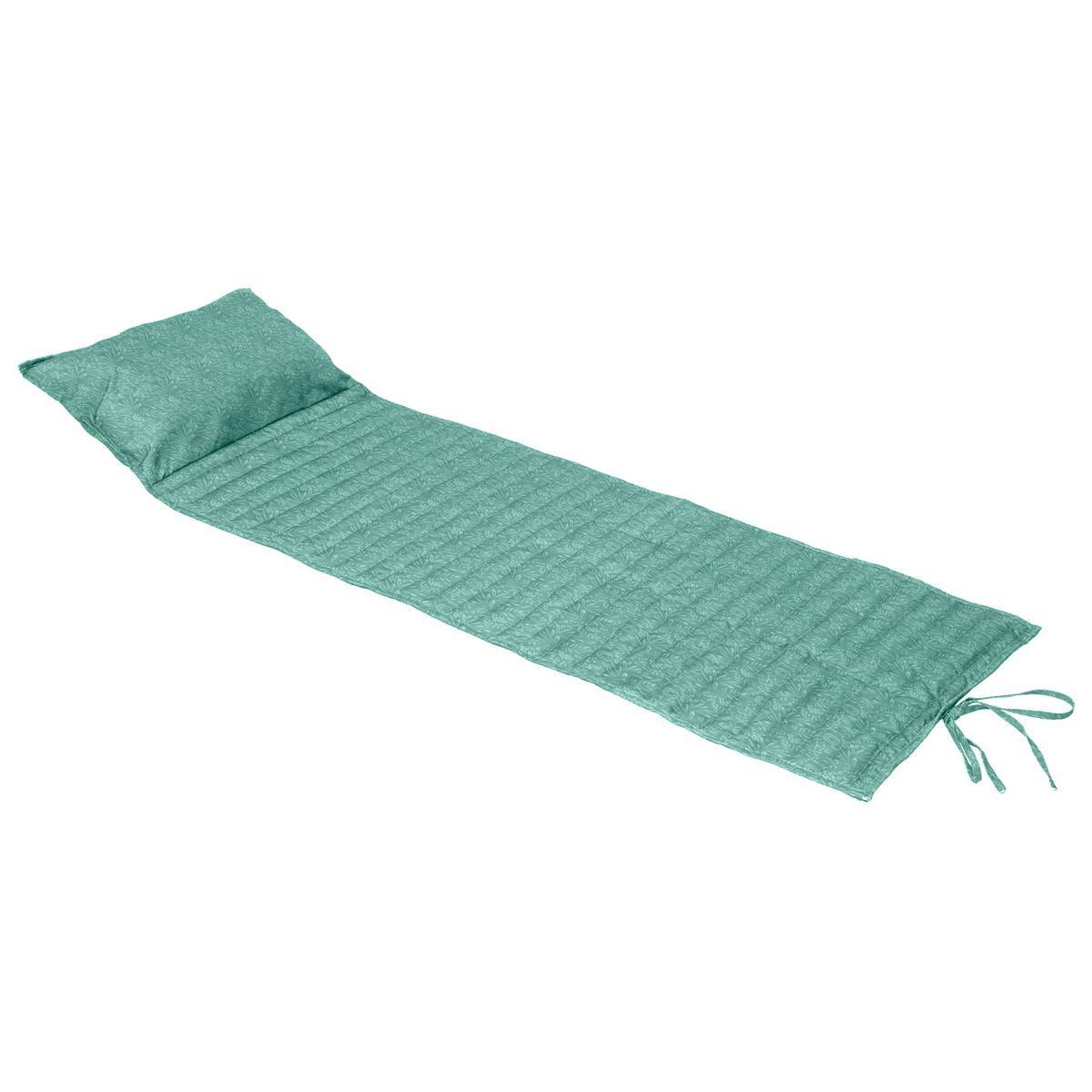 Hesperide - Coussin de transat enroulable "Adiya" vert jade 180x60cm en polyester Hespéride - Image 1
