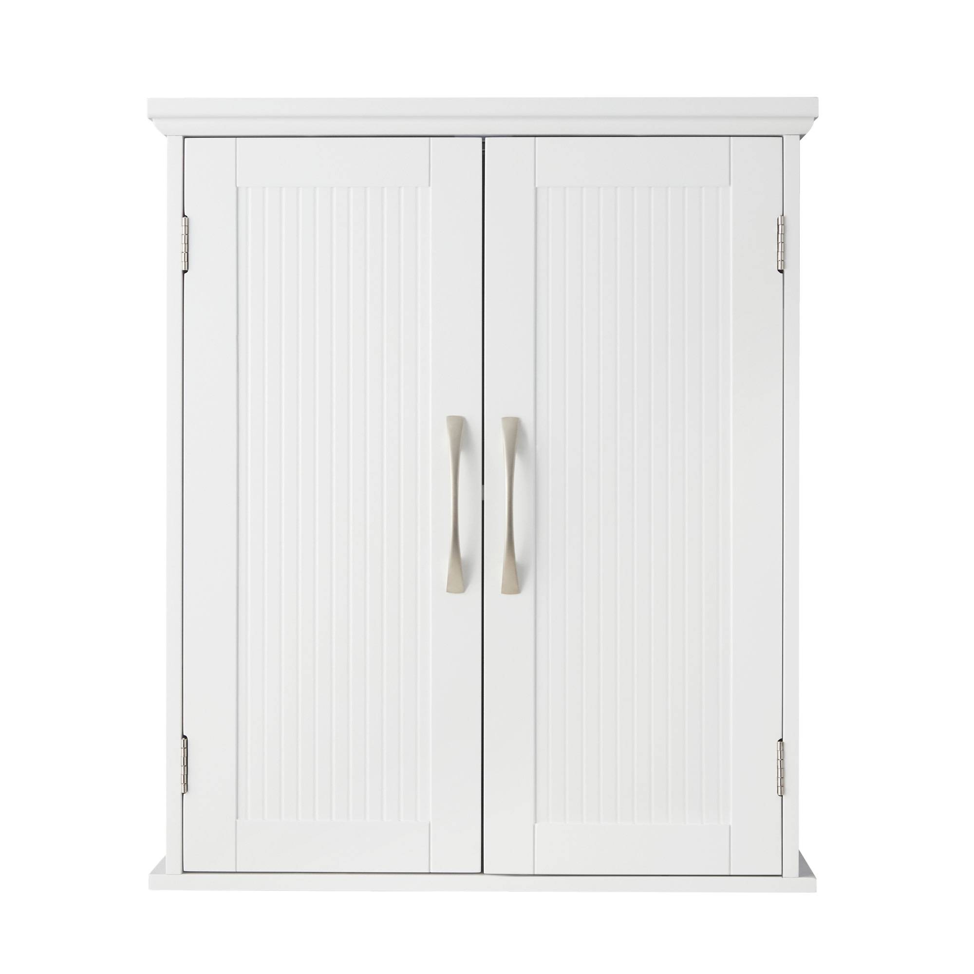 Teamson Home - Armoire murale en effet bois blanc avec 2 portes et étagères Teamson Home - Image 2