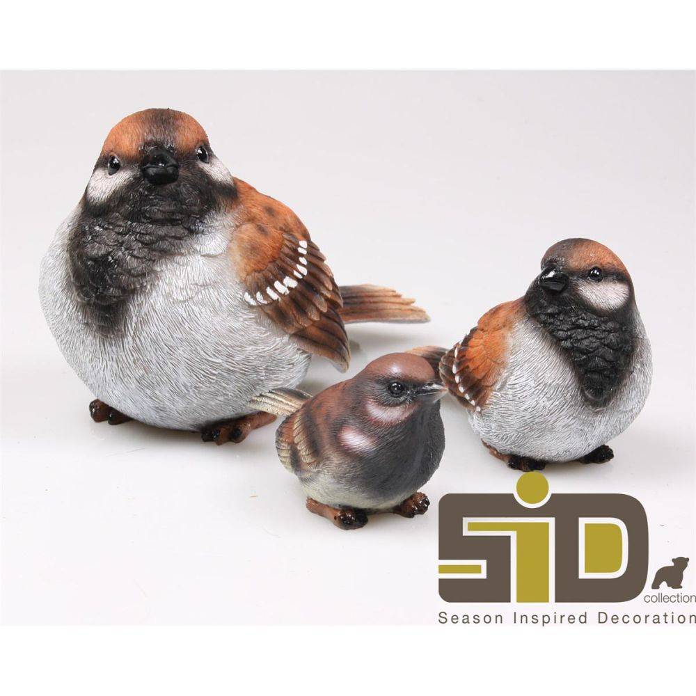 Farmwood Animals - Moineau debout en résine 14.5 x 6.5 x 8.5 cm - Image 4