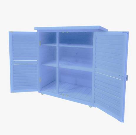 Armoire de rangement bleue - 0,25 m³ - Image 3