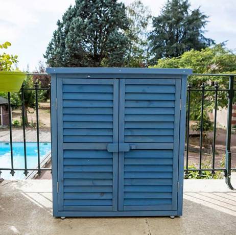 Armoire de rangement bleue - 0,25 m³ - Image 1
