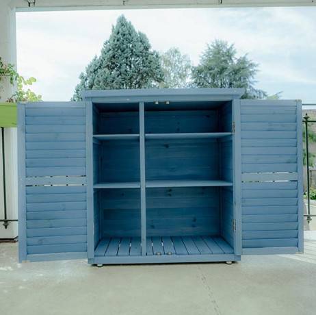Armoire de rangement bleue - 0,25 m³ - Image 4