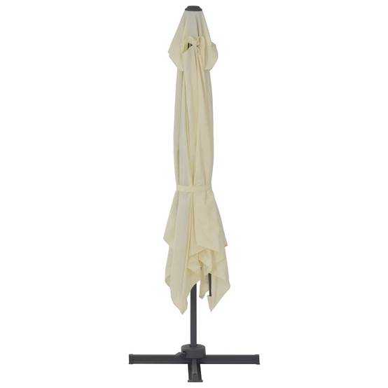 Parasol déporté aluminium sable 300 x 300 x 258 cm, Poids:20.04kg - PANGIVO - Image 5