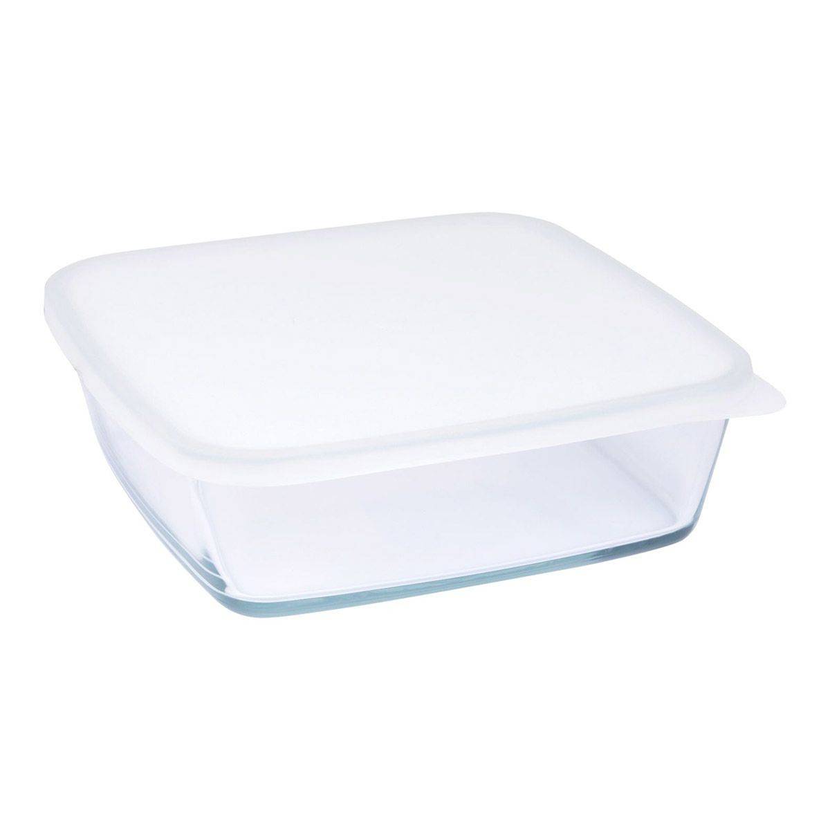 Boîte de Conservation Carrée "Ulko" 0,5L Blanc