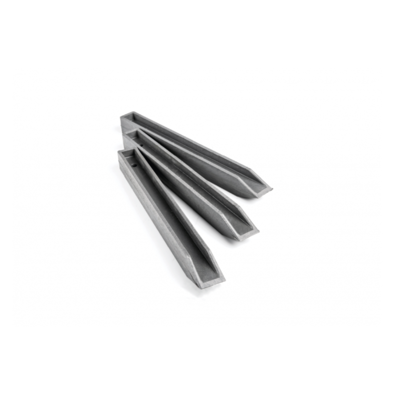 Piquet Ecolat pour bordure de jardin (Ecopic, lot de 10) - Gris 28 cm - ECOO - Image 1