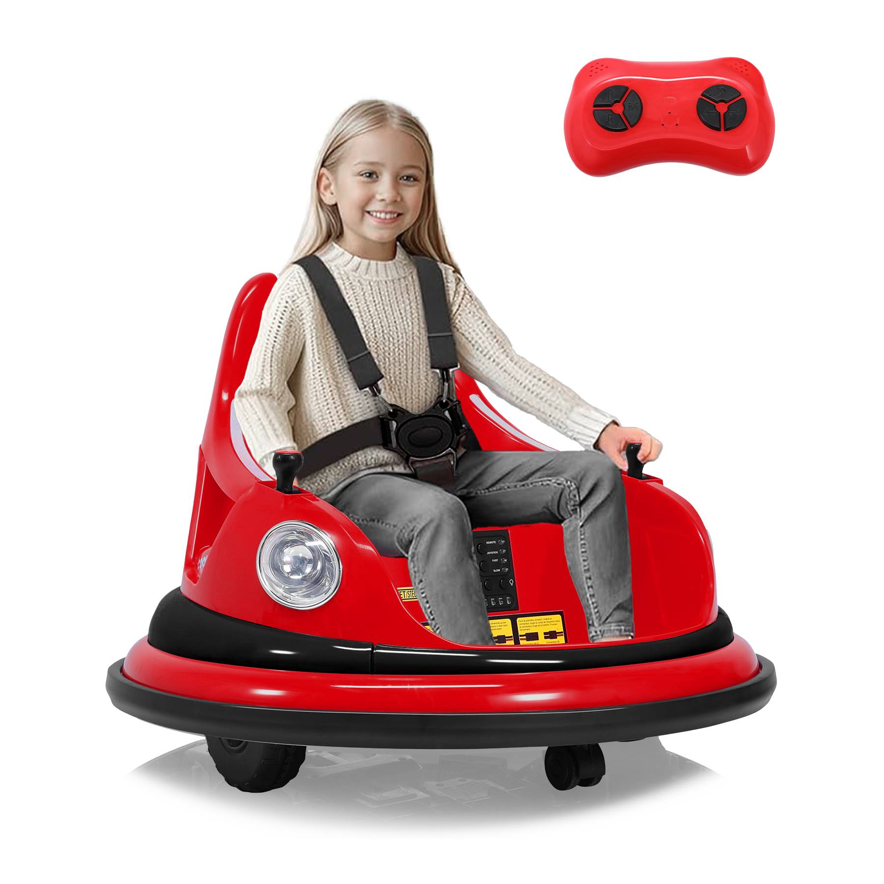 0 - Voiture électrique Pour Enfants véhicules électriques 12V Auto Tamponneuse pour Enfants Rotation à 360 degrés, Auto tamponneuse - Image 2